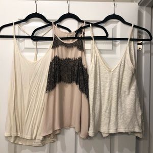 Three tank top bundle